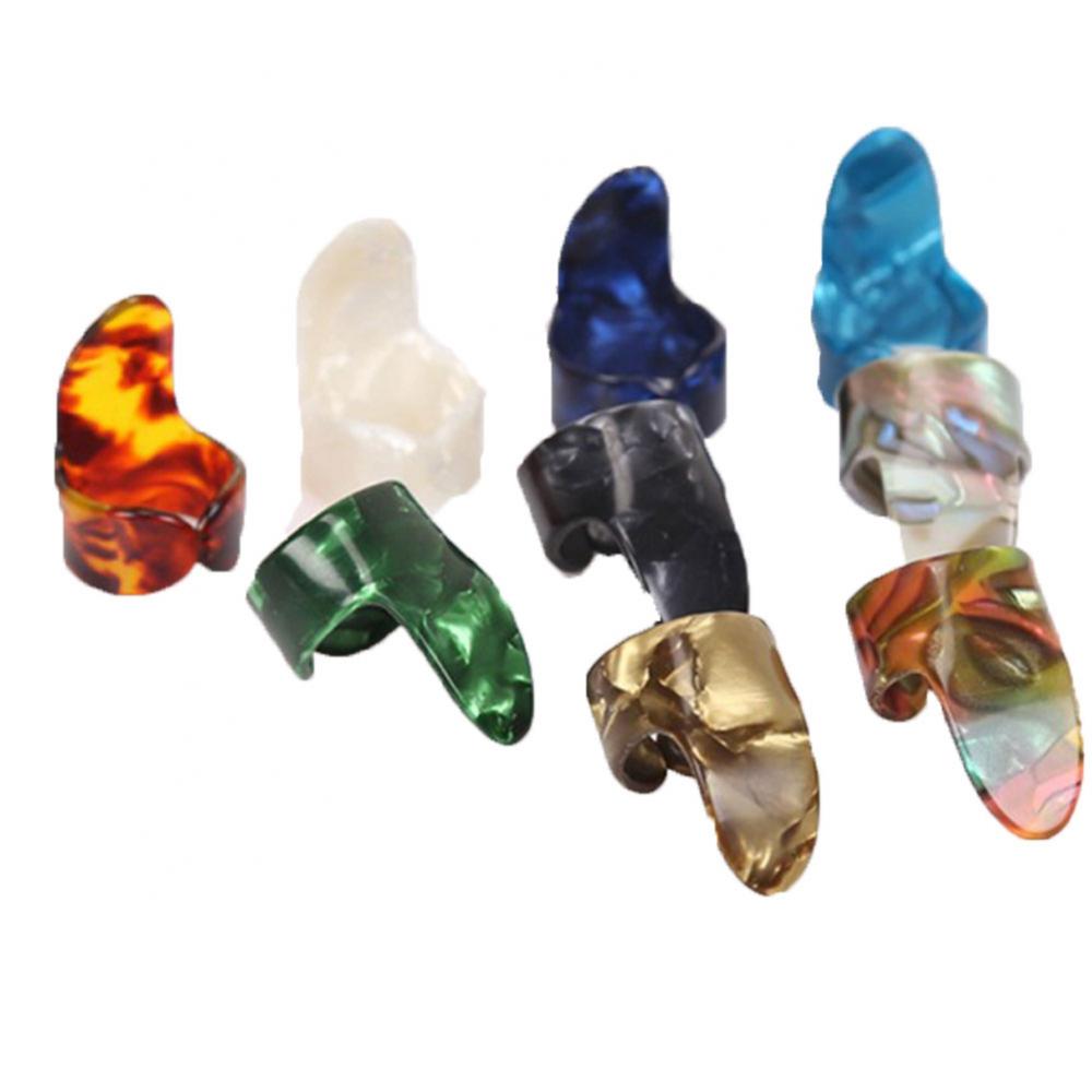 Plectrums Plectrum Picks Gitaar Deel Vinger Gitaar Pickup Gitaar Bas Fingerstyle Duim Plectrum: Index Finger Pick