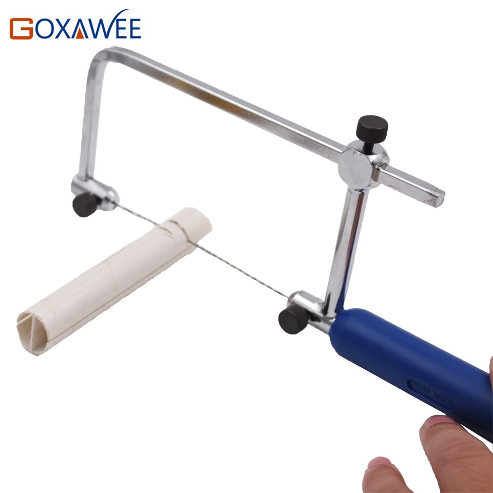 ASB400/500-Arco de sierra para marco de sierra de joyería, herramientas artesanales de carpintería, juego de herramientas de mano, hojas de sierra en espiral, 12 Uds.