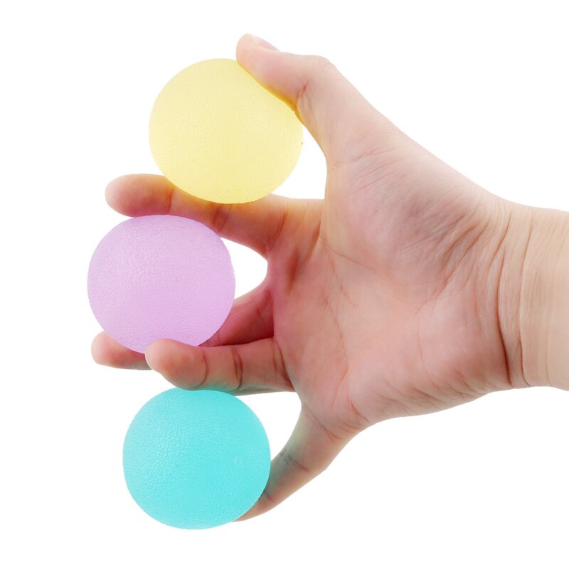 Jelly grip bold fitness hånd terapi bolde øvelser hjemme træningssæt fingerterapi powerball