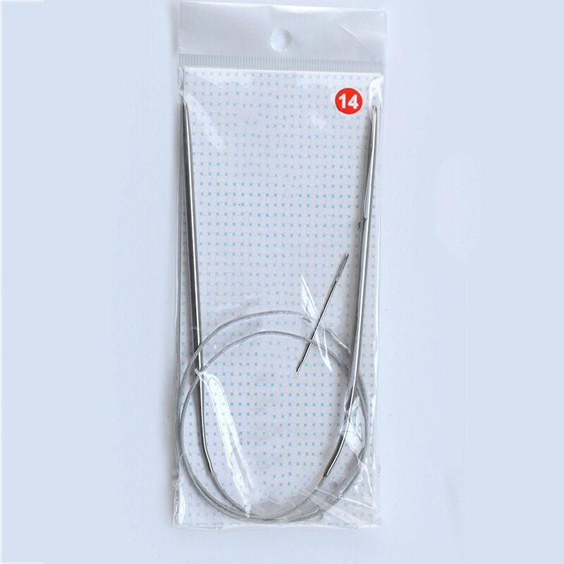 80CM Stainless Steel Circular Knitting Sewing Needle Crochet Needles DIY Handmade Sewing Needles Sew Accessories Craft Tools: 14