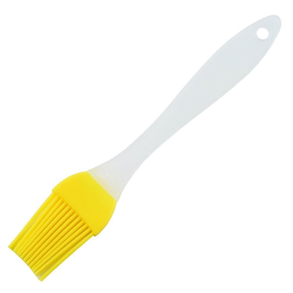 Outils de Barbecue pour voyage en plein air Camping Silicone brosse cuisine cuisson Barbecue brosse ménage Barbecue outils: YELLOW