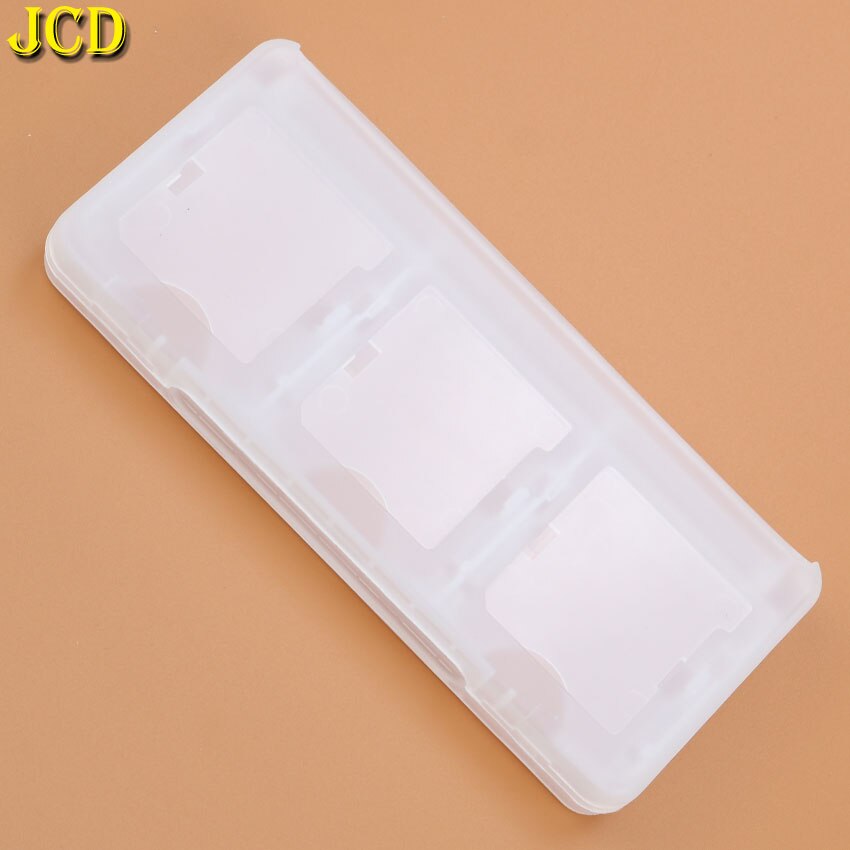 JCD 6 in1 Game Card Case Box voor Nintend DS Lite NDSL NDSi XL LL voor 3DS 3DS LL XL Draagbare Cartridge Doos: duidelijke