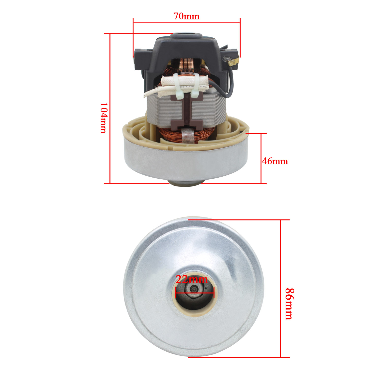 220V DC Single-Phase serie Motor- 400W mit Fan klingen für staubsauger Große saug Motor- Ersatz teile