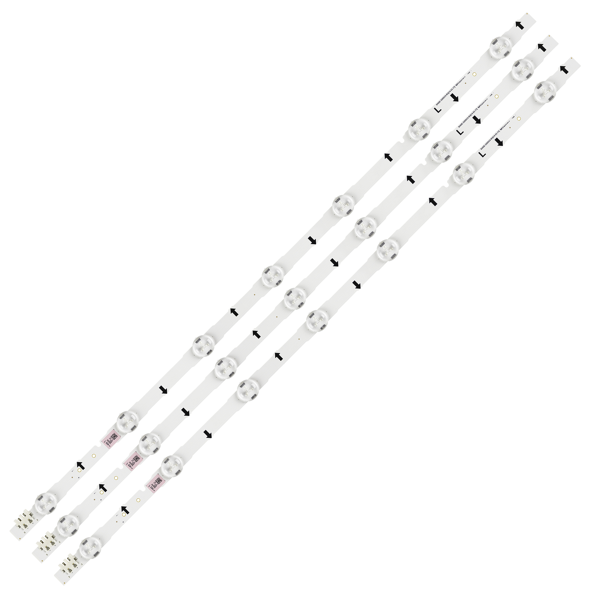 Led bakgrundsbelysning strip 7 lampa för samsung  ue32 h 4000ak ue32 h 4100ak ue32 h 4510ak ue32 j 4100ak ue32 j 4000ak ue32 h 4500ak d4ge-320 dc 0-r3