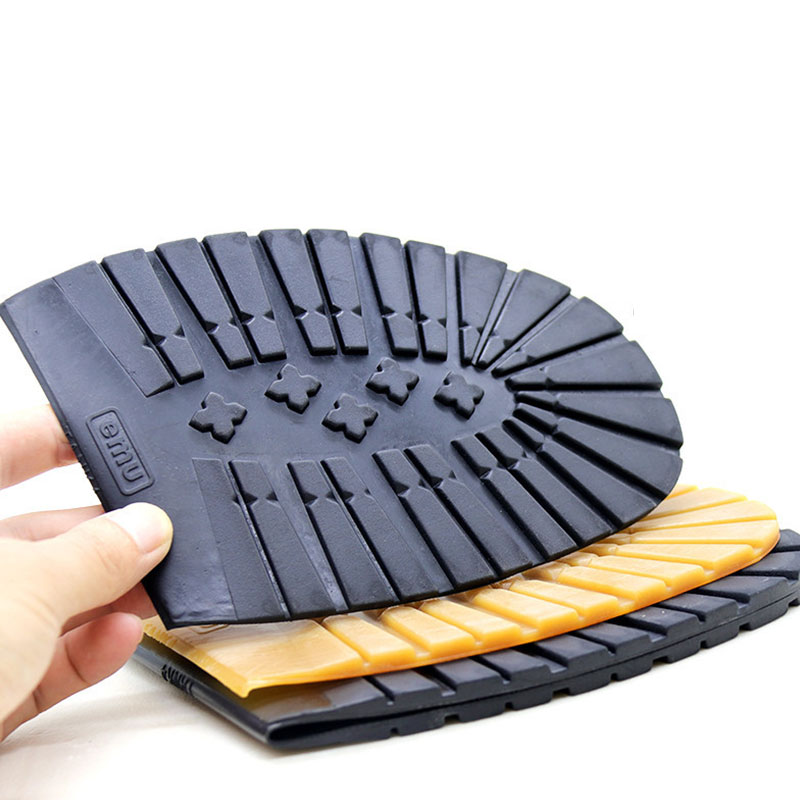 Verdicken Gummi Schuh Sohlen für Männer Leder Geschäft Schuhe Ferse Sohle Nicht-Unterhose Reparatur DIY Ersatz Laufsohlen Schwarz Beige schuh Pad