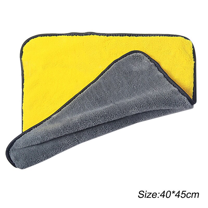 30 x 30 / 60cm mikrofiber bilvask håndklæde tørreklud og rensesøm bilpleje klud detaljeret bilvask håndklæde til toyota: 40 x 45cm