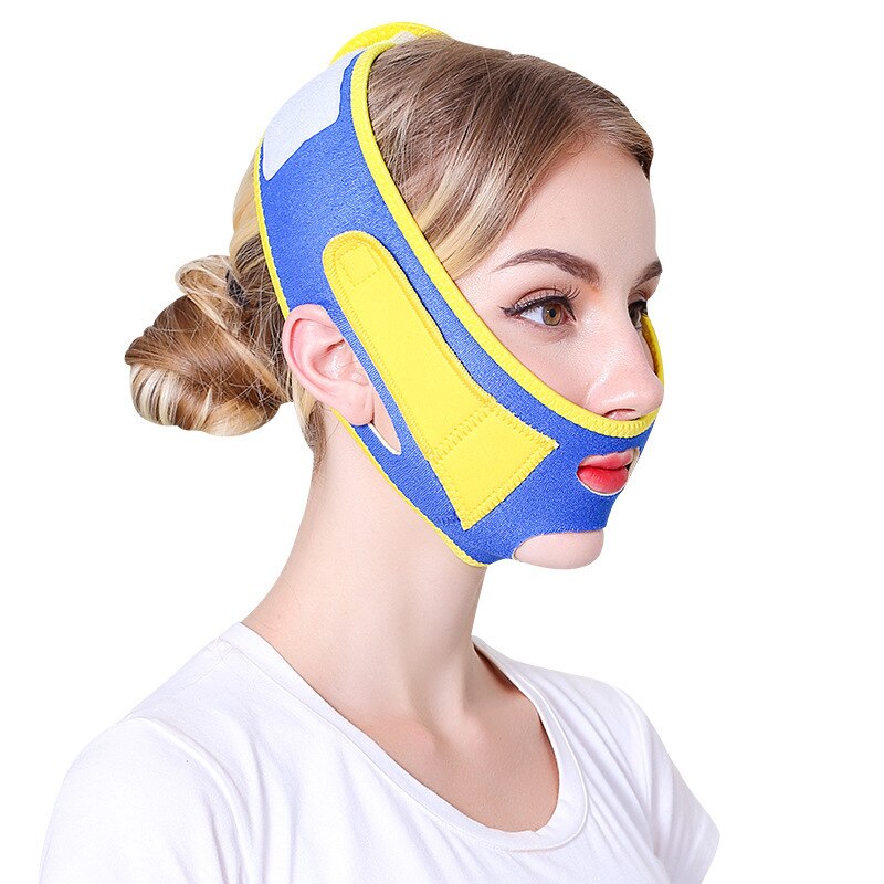 Ansigtsslankende tynd maske bandage ansigtsløft op bælte sove ansigtsløftende maske massage slankende ansigtsformer dobbelt hage bandage