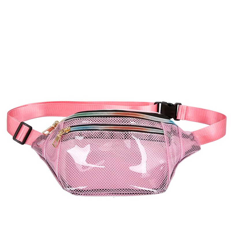 Large Bum Bag Waist Girls Women Traveling Adjustable Travel Pouch Travel Clear Hip Bum Bag Purse Waist Bag Chest Tote: E
