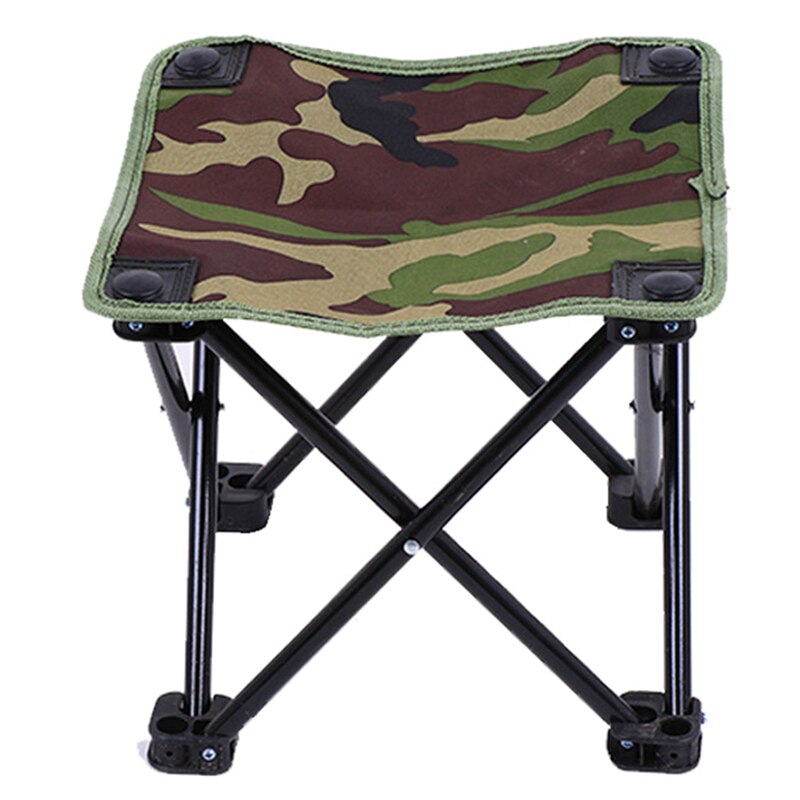 Banco silla plegable para exteriores, silla para pesca al aire libre, silla para dibujar, portátil de fábrica, taburete plano de 4 Patas: Default Title