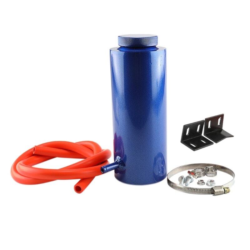 Universele Car Koelvloeistof Tank 800Ml Koelvloeistof Expansie Overloop Olie Tank G8TE: Blauw