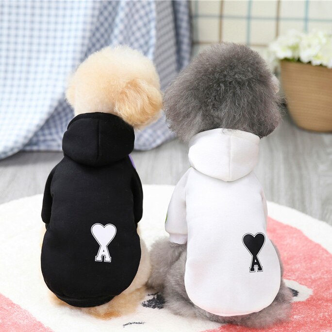 Huvtröja hundkläder kläder vår höst pomeranian teddy bichon pomeranian liten hund kläder katt sportkläder