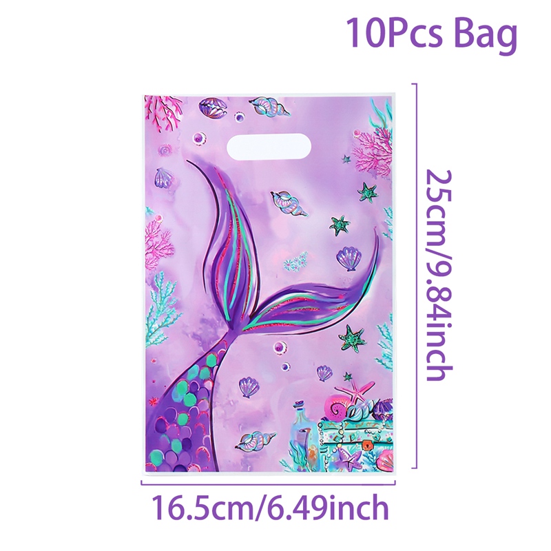 Mermaid Tail Little Mermaid Birthday Party Candy B... – Grandado