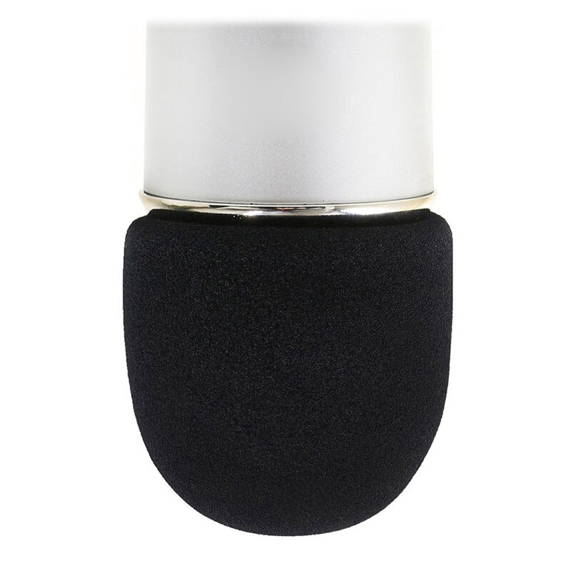1pc Schwarz Mikrofon Schaum Schwamm Windschutz Mic Abdeckung Für Kondensator Mikrofone Windschutz Pop Filter Verhindern spritzen