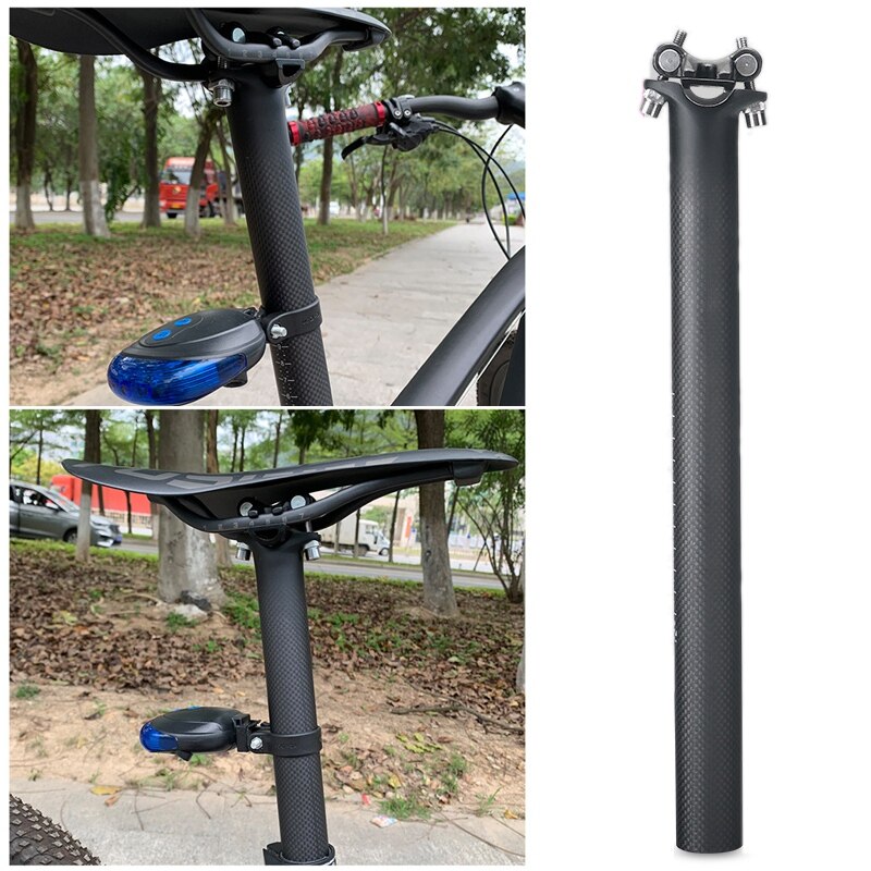 Carbon Sattelstütze MTB Rennrad Sitz Post Fahrrad Sattelstütze Fahrrad Sitzrohr MTB Fahrrad Teile-Matte