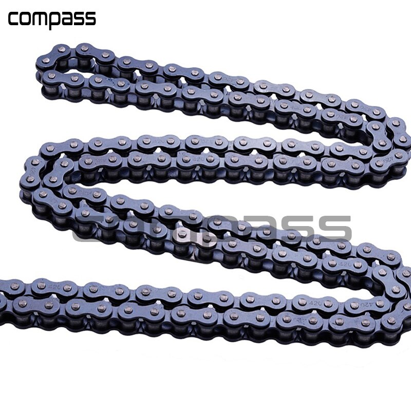 420 132 Link Chain for 110cc 125cc Dirt Pit Bike ATV Quad Go Kart Scooter Mini With Breaker For 420-530