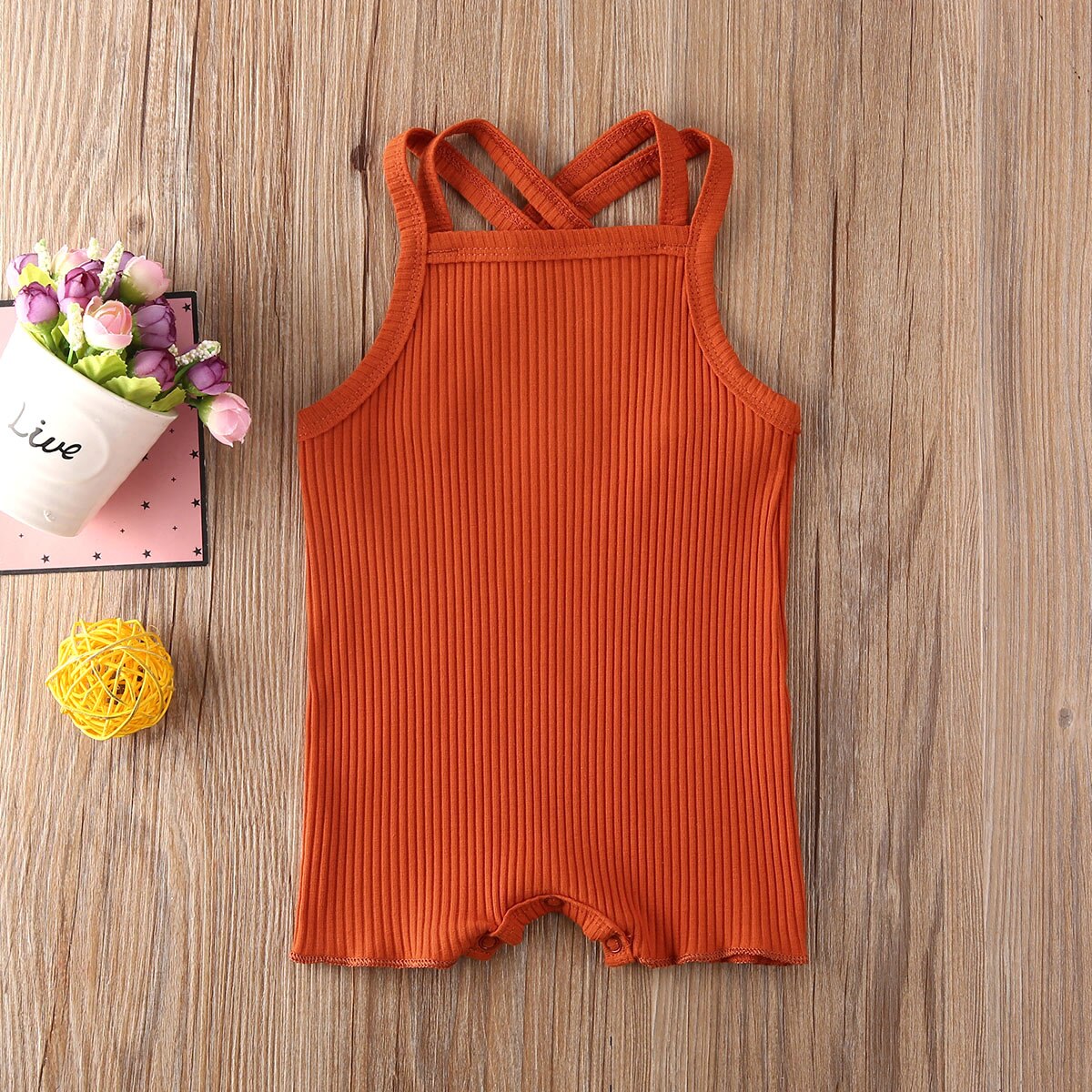 Wallarenear 0-18M Baby Zomer Kleding Baby Kids Jongen Meisje Baby Romper Jumpsuit Katoen Outfits Set Geribbeld Solid kleding