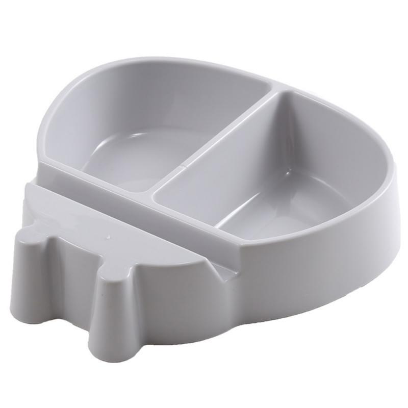 Forme créative bol bonbons collations noix Fruits secs boîte de rangement assiettes en plastique plats bol petit déjeuner plateau maison cuisine boîte à bonbons: grey