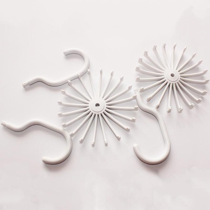 360 Degree Rotating Tie Rack Adjustable Tie Hanger Tie Neck 20 For Men Holds Organizer Ties K7F3