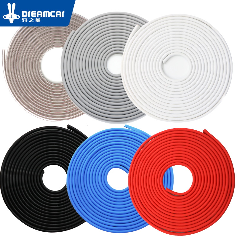 5 M "U" Type autodeur rubberen afdichting Geluidsisolatie afdichtstrip afdichting geluidsisolatie auto auto rubber seal Strips
