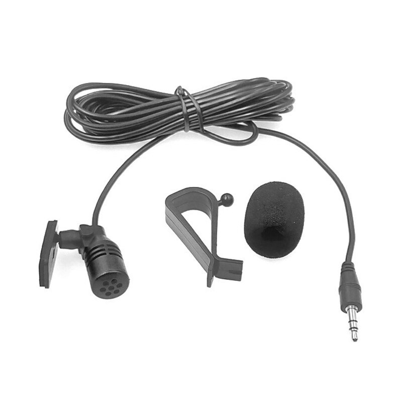 Car Stereo bluetooth Microphone 3.5mm External Microphones Car Radio GPS Enabled Audio Mic for bluetooth Handsfree Calling