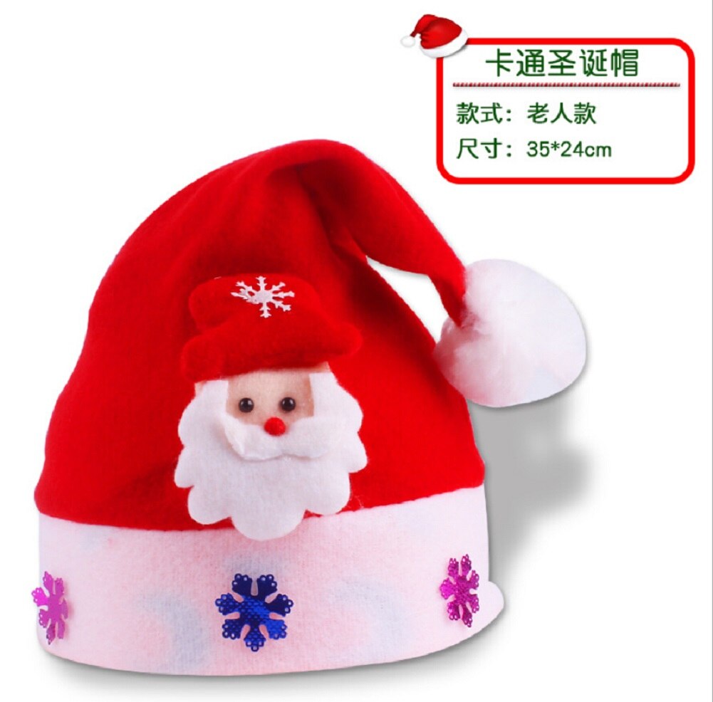 Christmas Hats 9 Types Santa Claus Hat Chrismas Xmas Adults Kids Unisex: G