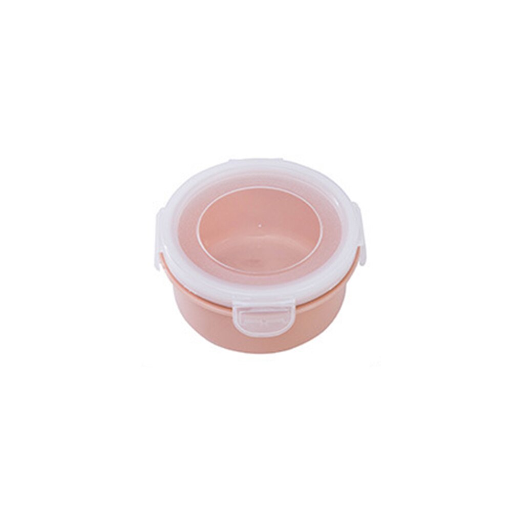 Mini matboks kjøleskap forseglet crisper boks rund firkantet plast korn sortering beholder lufttett forseglet lunsjboks