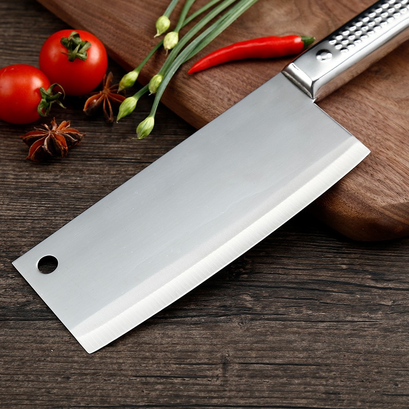 Rustfrit stål køkkenkniv kokkeknive madlavningsværktøj frugt grøntsag udskæring fisk kødskærer kniv hakkekniv
