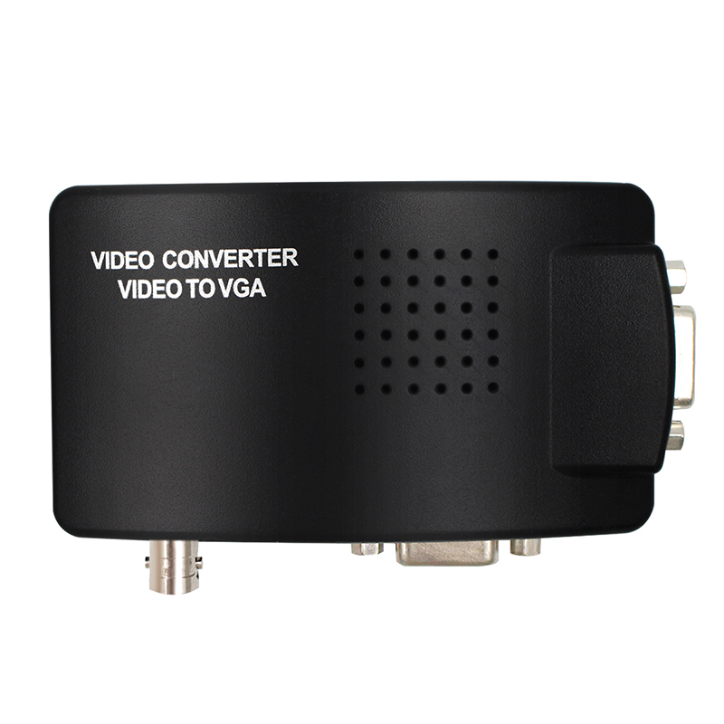 BNC zu VGA Video Konverter S-Video Eingang zu PC VGA aus Adapter Digital Umschalter Kasten Für PC TV Kamera DVD DVR