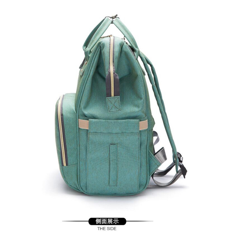 Pofunuo USB sac à dos à couches grande capacité sac de voyage sac à main d'allaitement imperméable à l'eau Nappy sac Kits momie maternité sac à dos