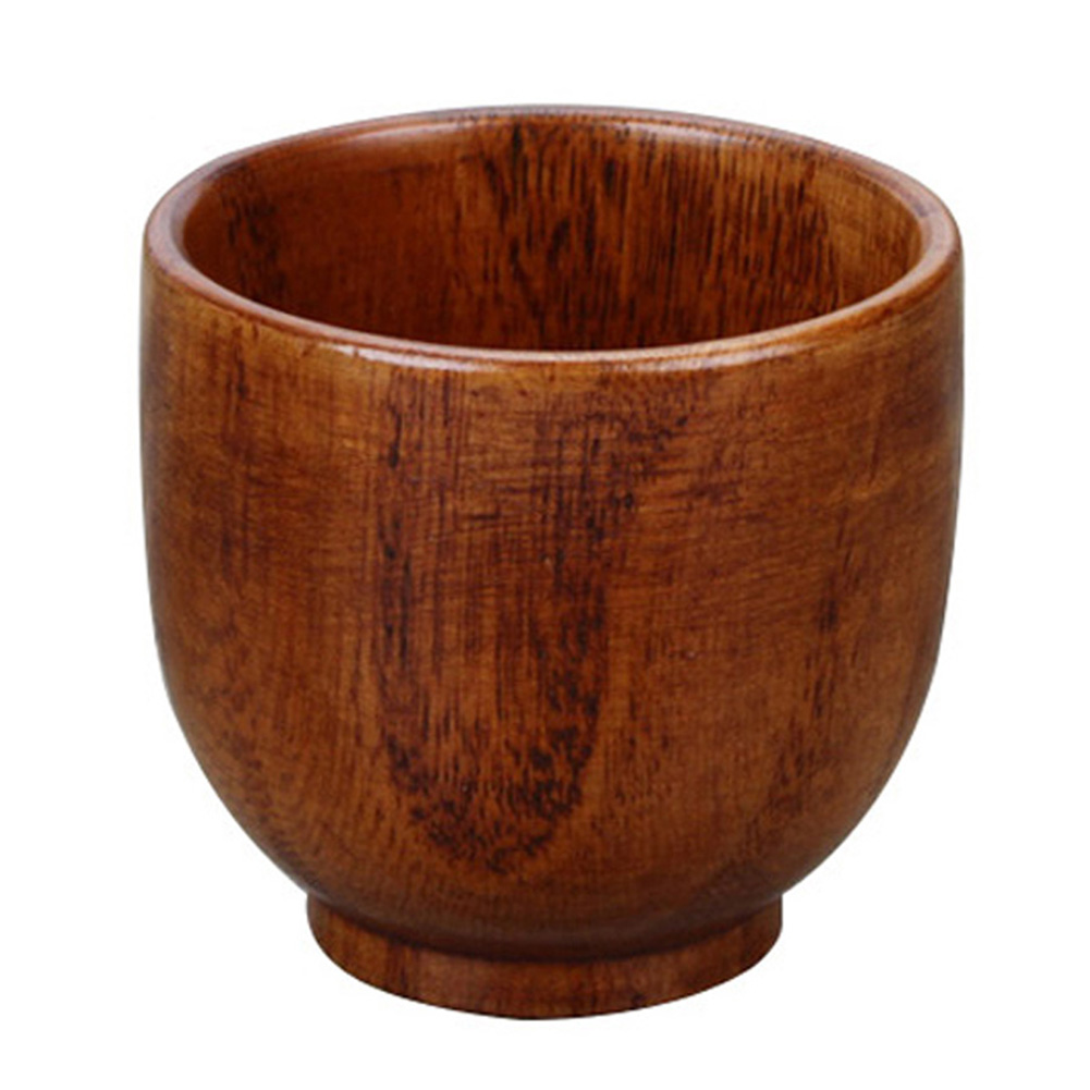 Jarra de madera sólida para café, cerveza, taza de madera para beber, taza de té hecha a mano para el hogar y la Oficina, DAG-ship: C
