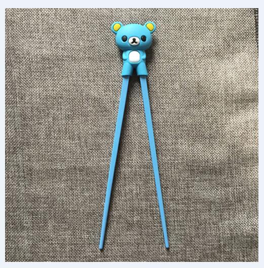 Palillos de entrenamiento y aprendizaje para niños, oso, Panda, gato, multicolor, palillo chino, para principiantes, 1 par