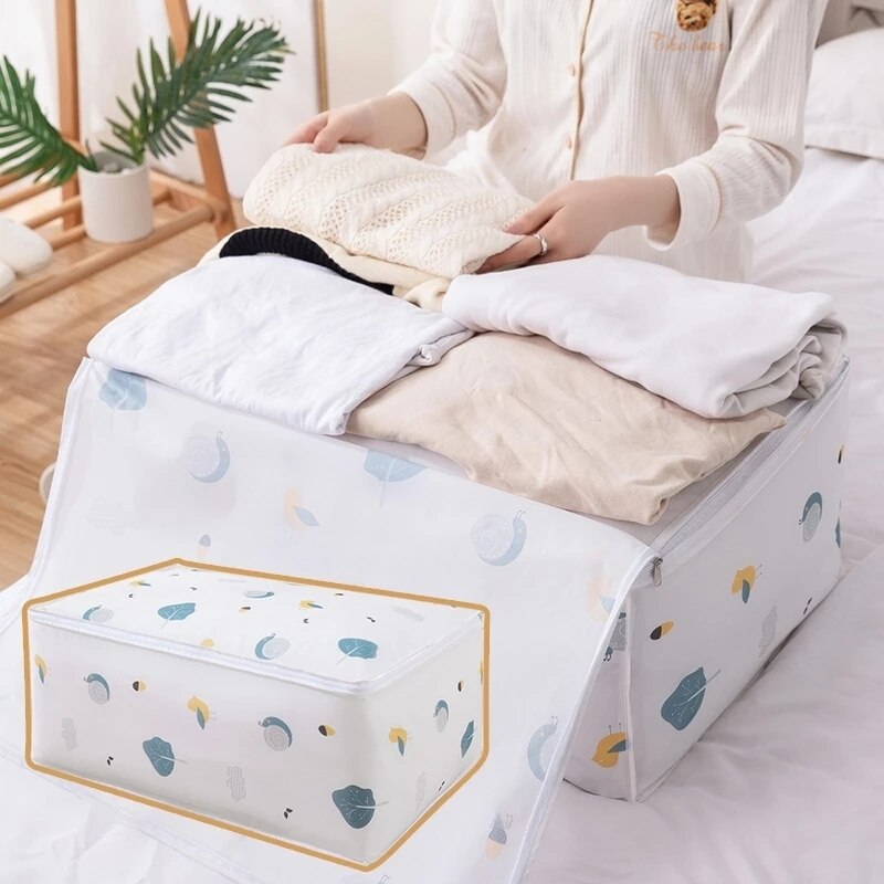 Home Closet Clothing Quilt Storage Bags Foldable Clothes Sweater Organizer Box Large Capacity Cabinet Container Sorting Pouch