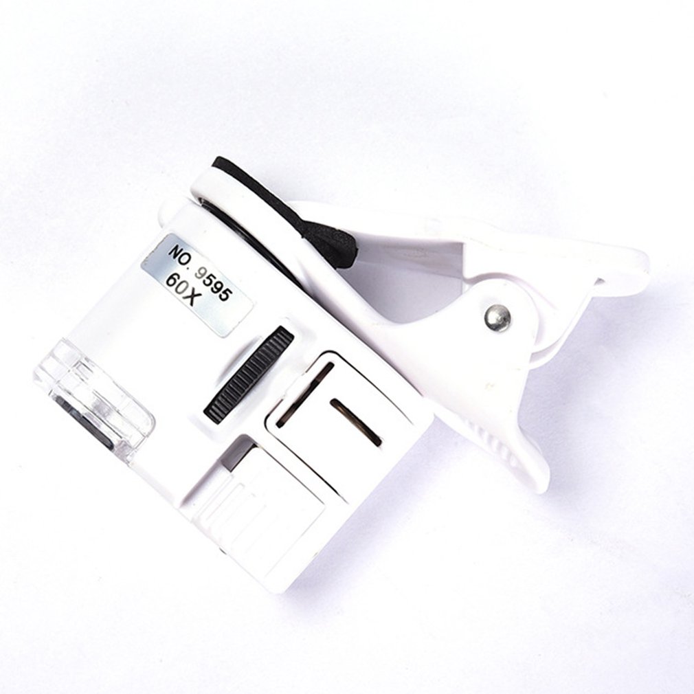 Mobile Phone 60X Macro Lens HD Phone Microscope With Universal Clip External Zoom Lenses For iPhone Samsung And Smartphone