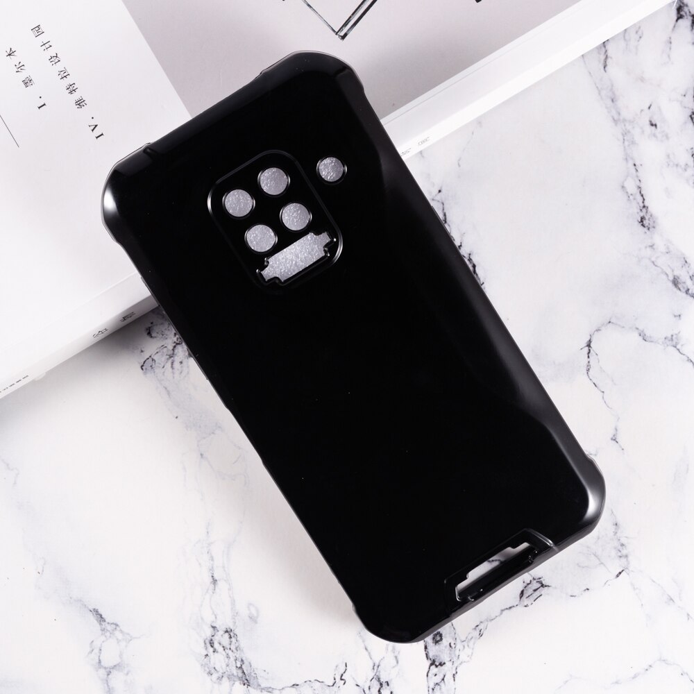 Carcasa TPU negra suave para Blackview BV5100 Pro Silicona Caso Anti-knock DE Caso DE TELÉFONO transparente Blackview BV5100 BV4900 cubierta: Blackview BV4900 Pro / Black Case