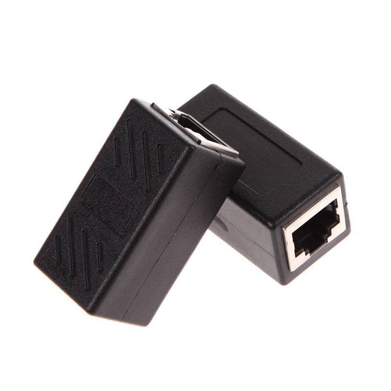 1Pc/2Pcs CAT6 Network Ethernet RJ45 Female – Female LAN Connector Network Adapter Coupler