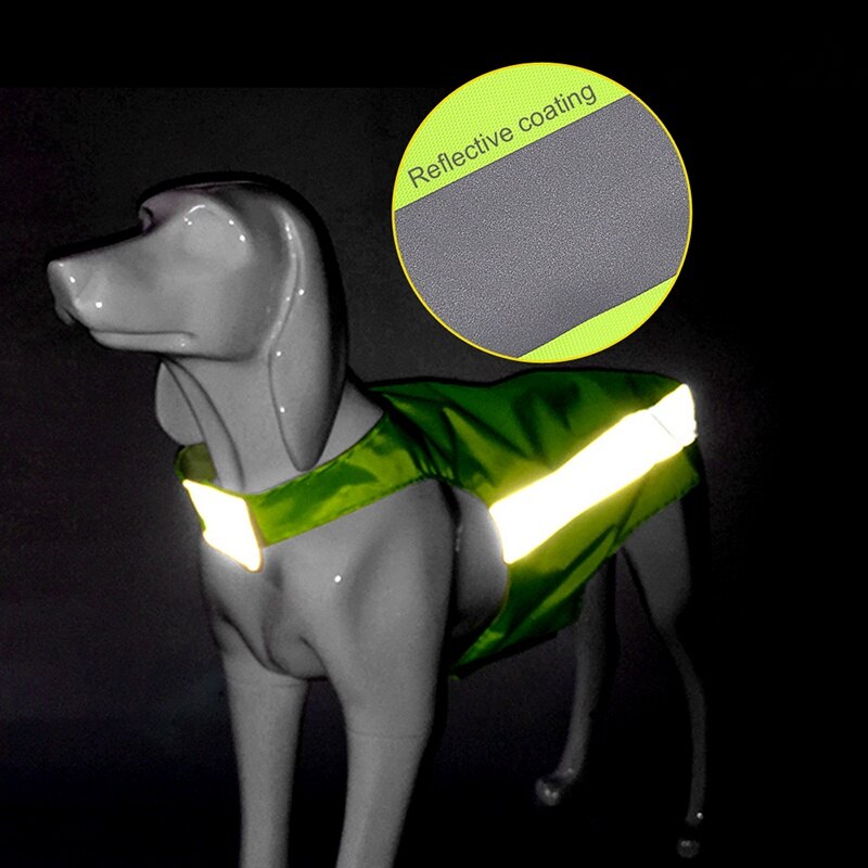 Dog Vest Reflective Clothes Night High Visibility Dog Safety Vests Lightweight Breathable Pet Outdoor Hiking Walking Jacket Coat