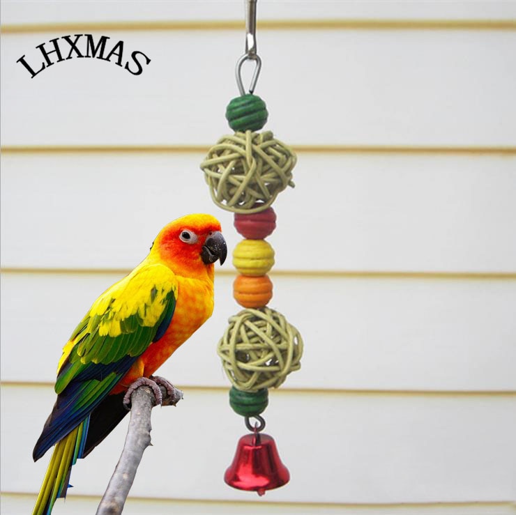 Bites Colorful Bird Toys Budgie Parrot Toys For Birds D648