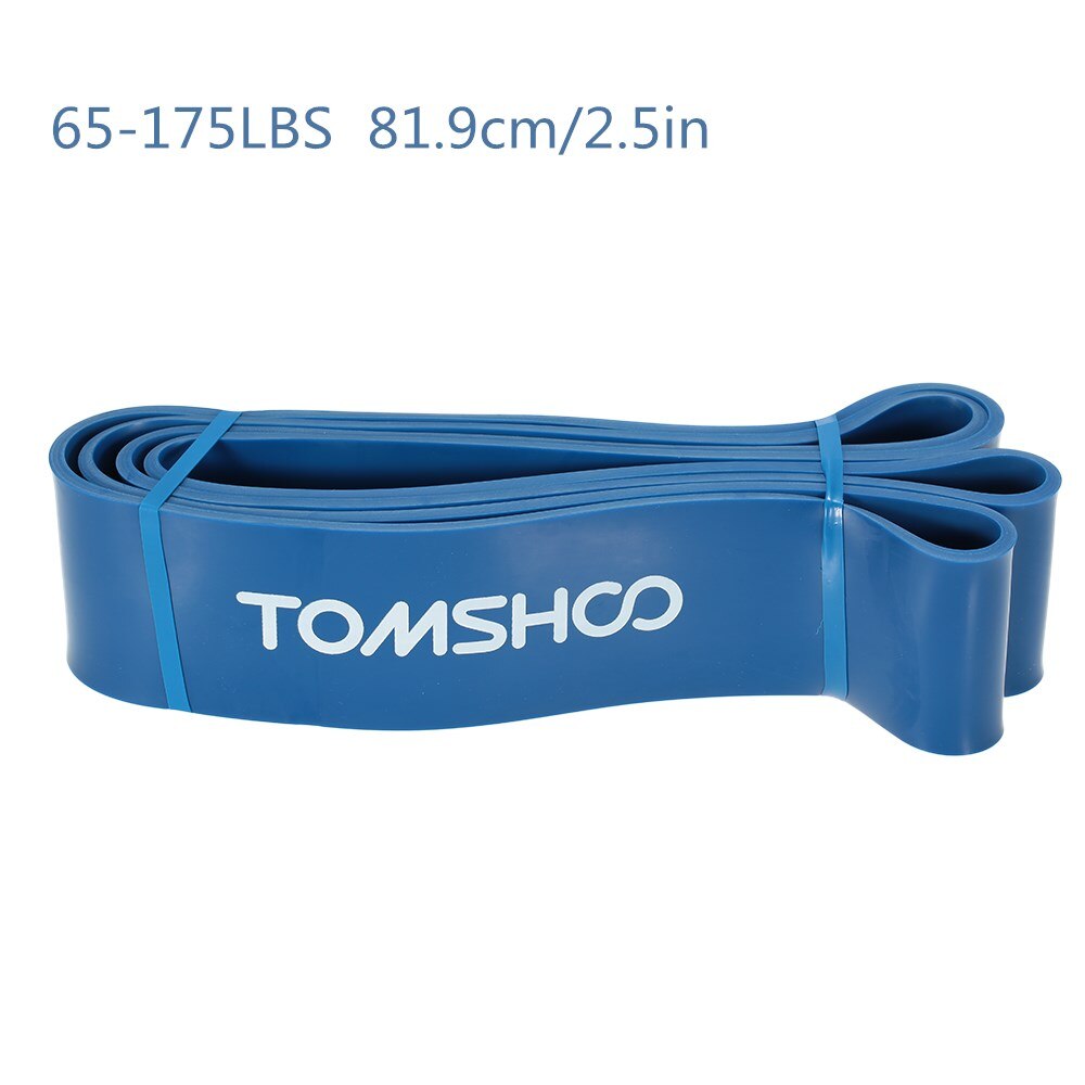 TOMSHOO Resistance Band Set Gym Strength Training Rubber Loops Band Workout Fintess Exercise Bands Door Anchor Ankle Strap