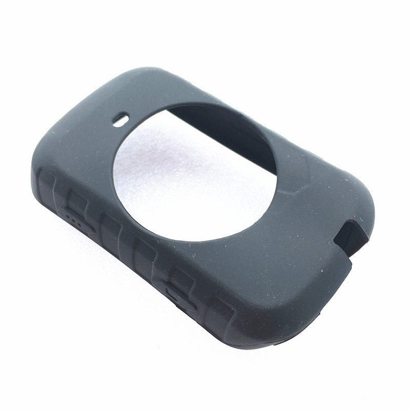 Funda genérica de silicona para bicicleta y Protector de pantalla para Garmin Edge 530 GPS funda de de ordenador para garmin edge 530: Negro