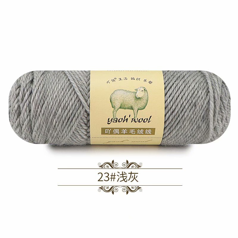 Fio grosso de lã para tricô manual DIY, fio de cashmere, crochê de lã, suéter macio, chapéu, linha cachecol, 100g/rolo