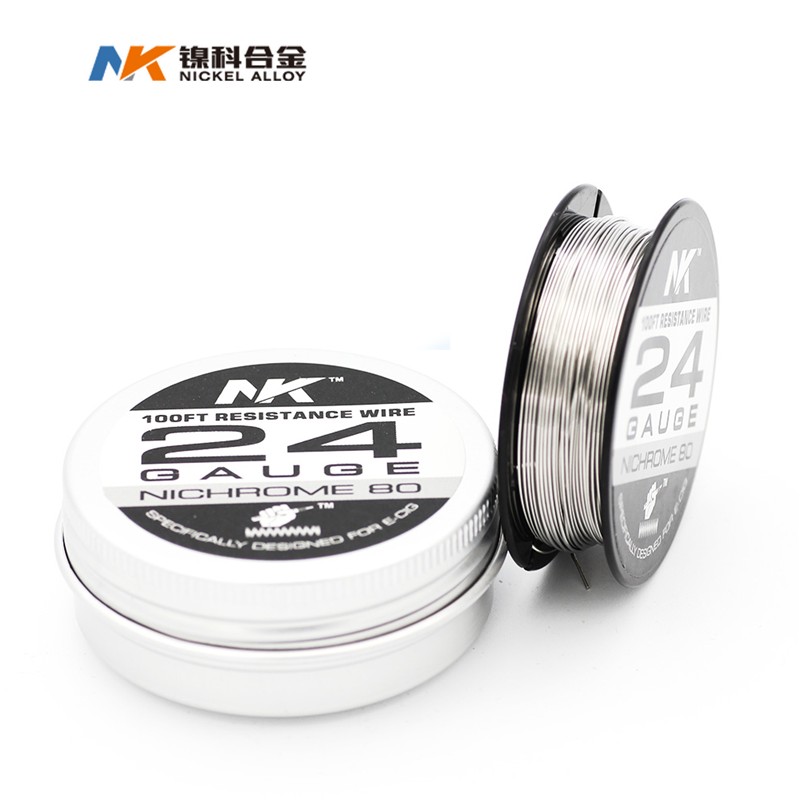 NK Ni80 Nichrome 80 20 Wire E-Cigarette 20g 22ga awg 24 26 27 28-32 gauge vape heating Wire For RDA RTA for DIY Prebuilt Coil