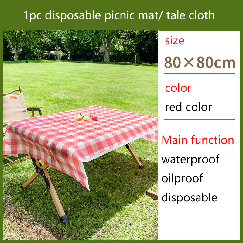 80X120Cm Wegwerp Tafelkleed Plastic Waterdicht Oliebestendig Tafelkleed Feest Buiten Bbq Geruit Streep Golfpatroon Picknickmatten: YELLOW