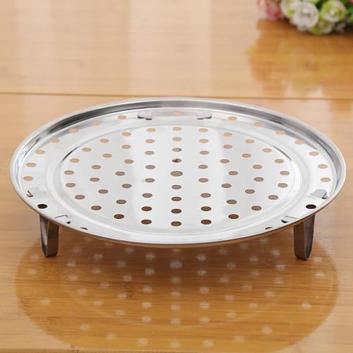 1 PC Multifunction Stainless Steel Steamer Rack Insert Stock Pot Steaming Tray Stand Cookware Kitchen Accessories: Size L