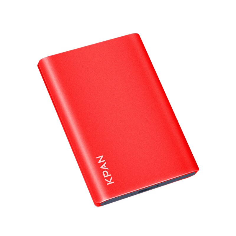 KPAN N1 2.5" HDD External Hard Drive 500GB Storage Shockproof Portable Hard Disk Metal Silm 4 Color: Red