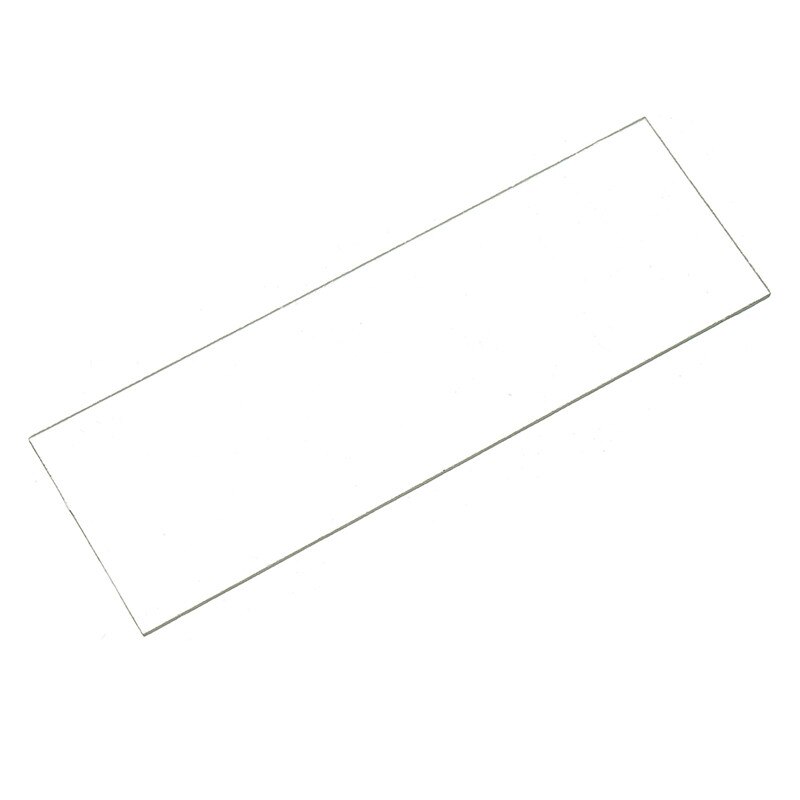 50pcs Glass Slide Plate Panel Ground Edge Microscope Biology Experiment Glass Sheets Thickness 1mm-1.2mm 25.4x76.2mm