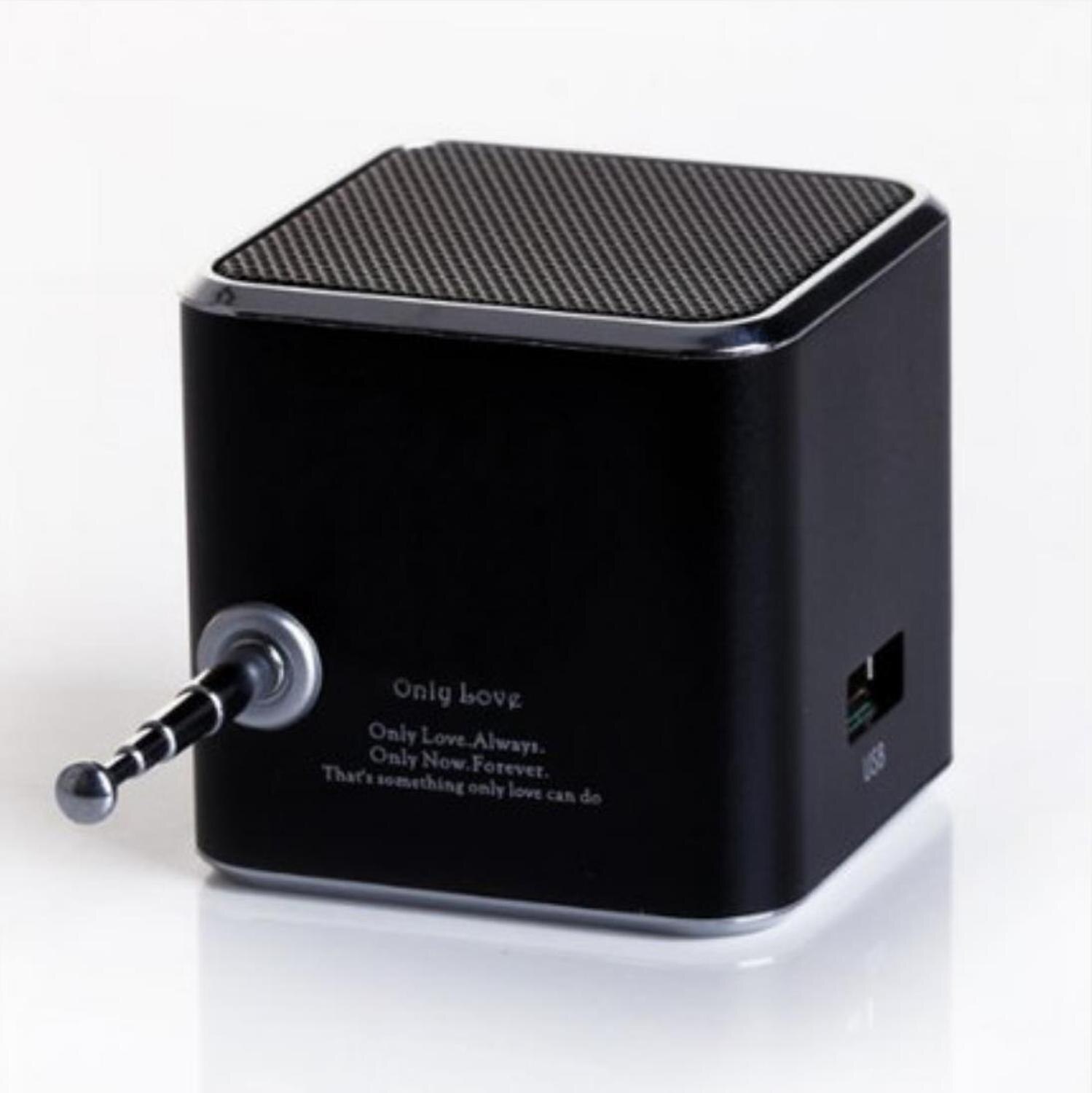 Dawupine TD-V26 Mini MP3 Speler TF Card USB Disk Micro SD Card FM Radio Line In/Out Klankkast digitale Draagbare Luidspreker