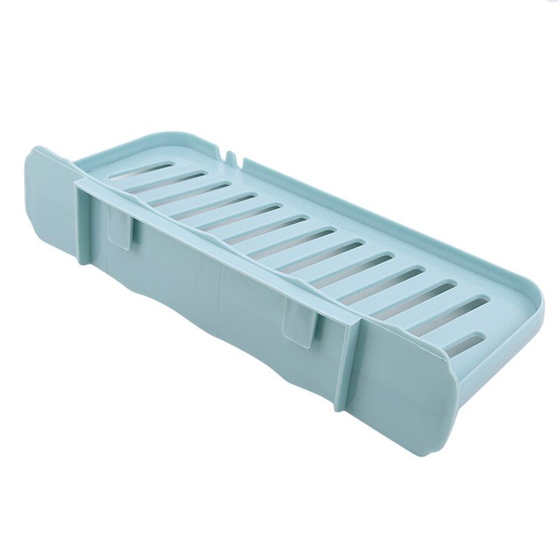 Wall-Mounted Soap Box Perforated Single-Layer Drain Soap Sponge Rack Kitchen And Bathroom Soap Rack