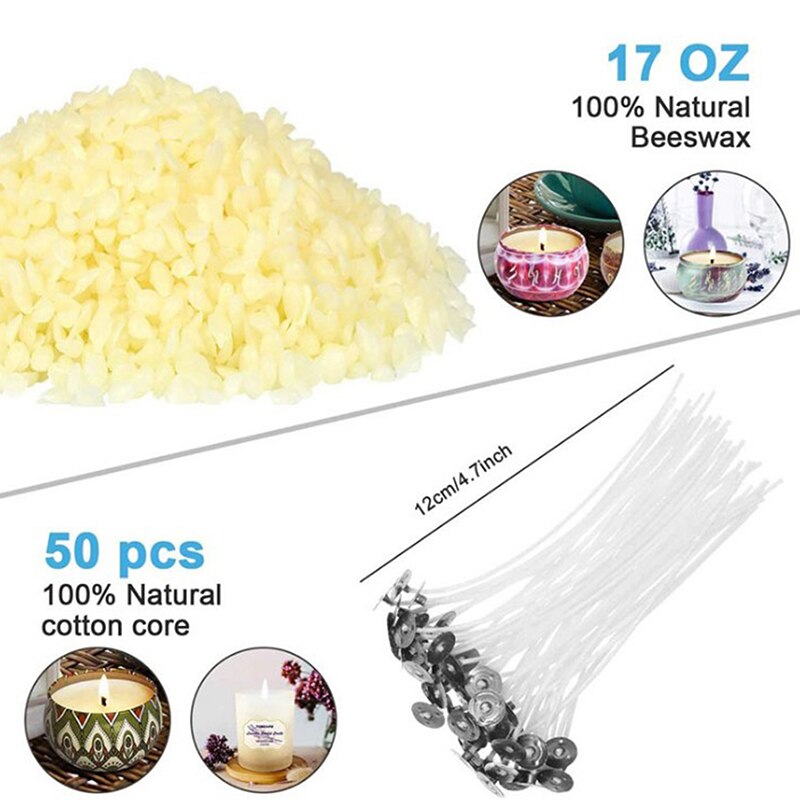 DIY Candle Making Kit Candle Making Wicks Cotton Core Melting Pots Candle Making