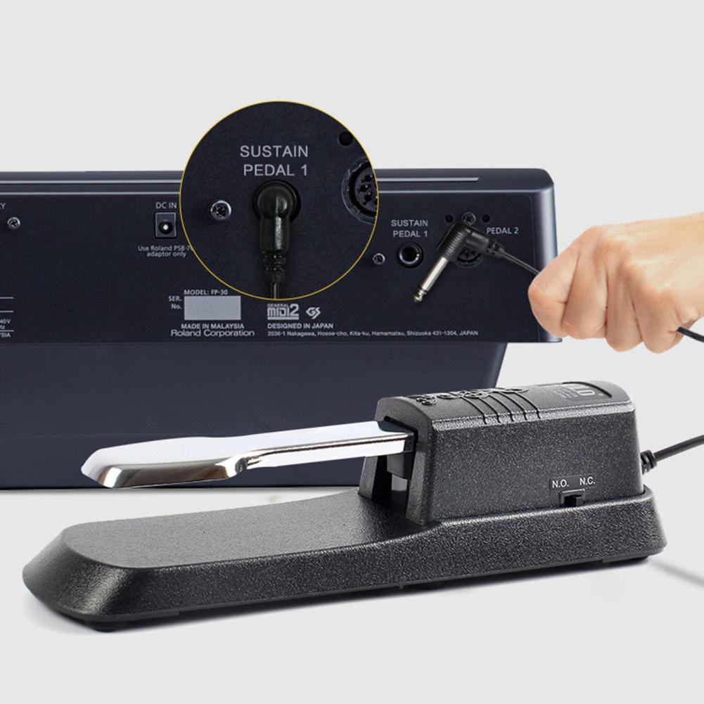 Sustainpedaal Universele Sound Enhancement Legering Staal Piano Toetsenbord Elektrische Piano Elektronische Toetsenbord Synthesizer Demper