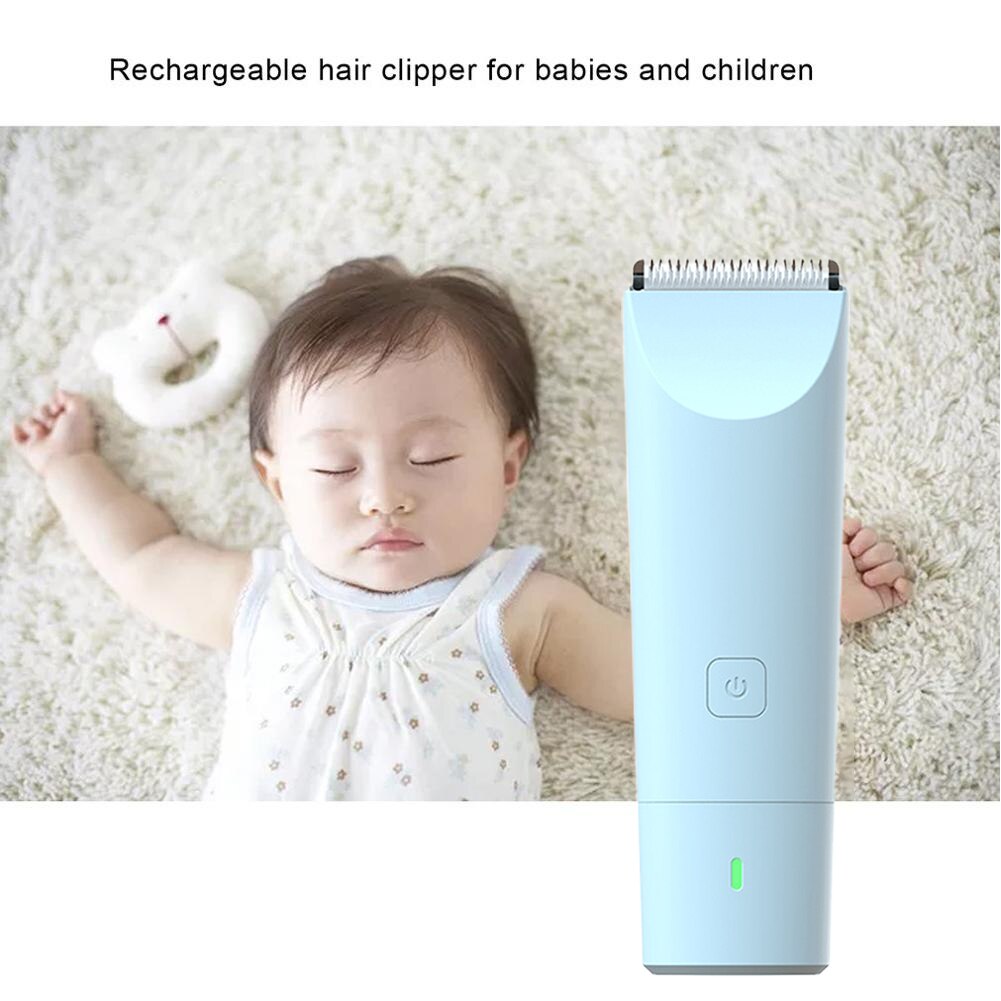 Cordless Toddler IPX7 Waterproof Salon Home Ultra Quiet Trimmer Rechargeable Baby Hair Clippers Kit Safety ABS